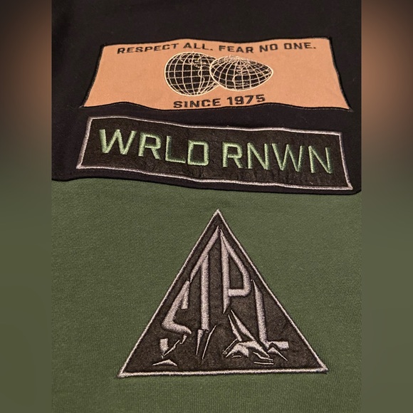 Staple - NWT WrldRnwn Pigeon Brand Since 1975 Zip Up Hoodie Mens size Large - Picture 5 of 12